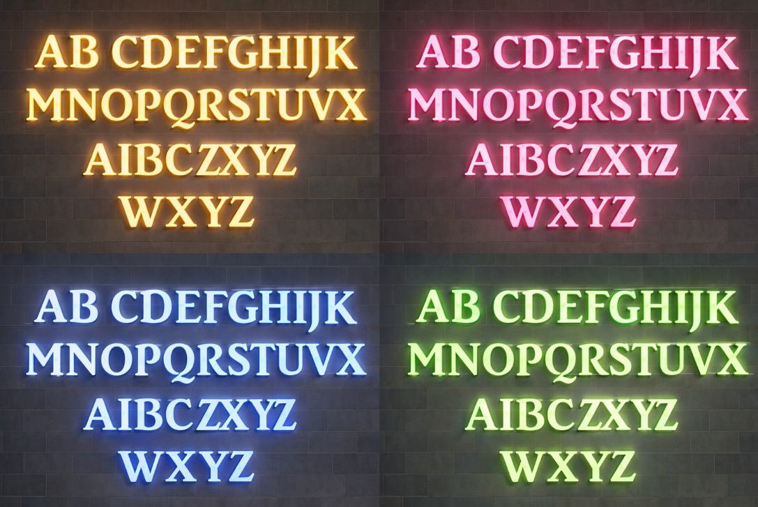 Letra Decorativa de Parede Luminosa 30 cm Sem Fio - Imagem 7
