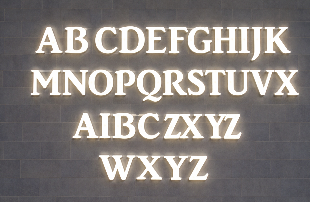 Letra Decorativa de Parede Luminosa 30 cm Sem Fio - Imagem 8