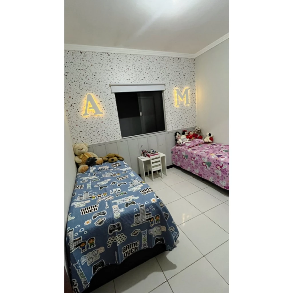 Letra Decorativa de Parede Luminosa 30 cm Sem Fio - Imagem 4