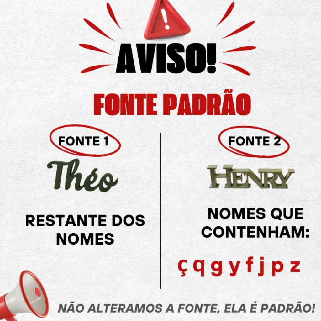Letreiro Nome 3D Personalizado - Imagem 6